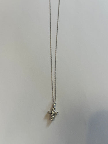 Diamond Cross Pendant - Statement